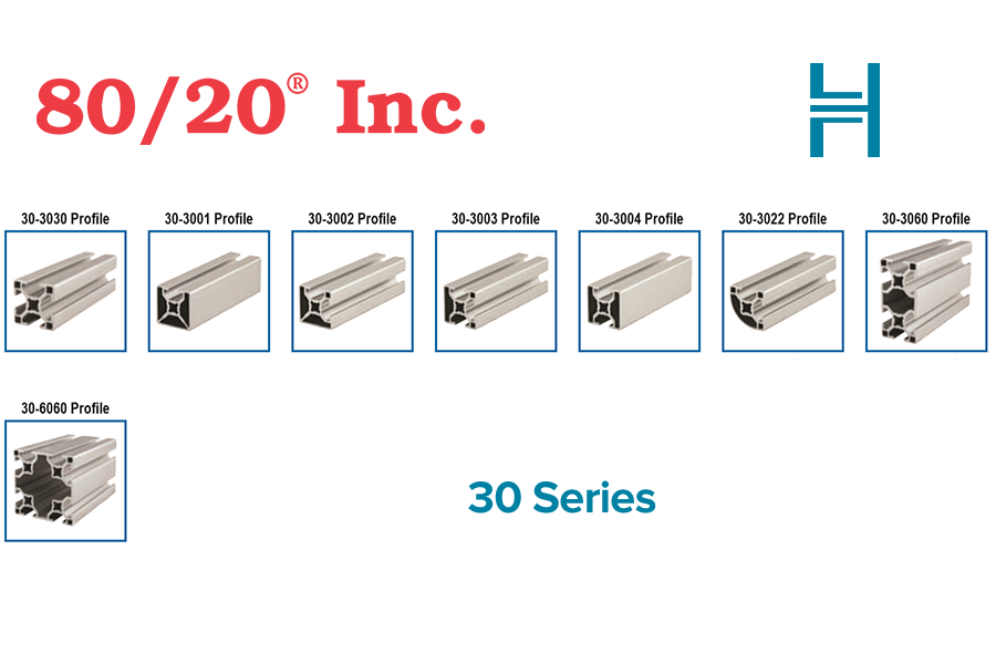 80/20 Inc 2 x 2 T-Slot Aluminum Extrusion 10 Series 2020 x 30 N 